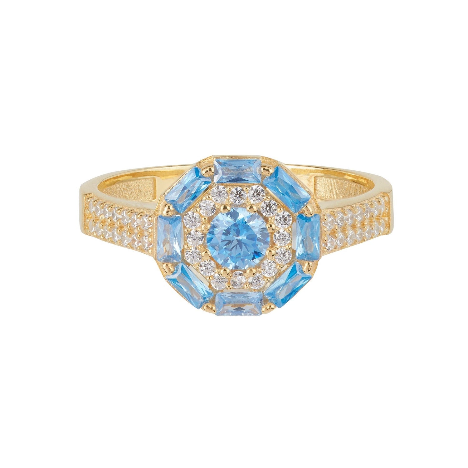 Something Blue Ring: Gold
