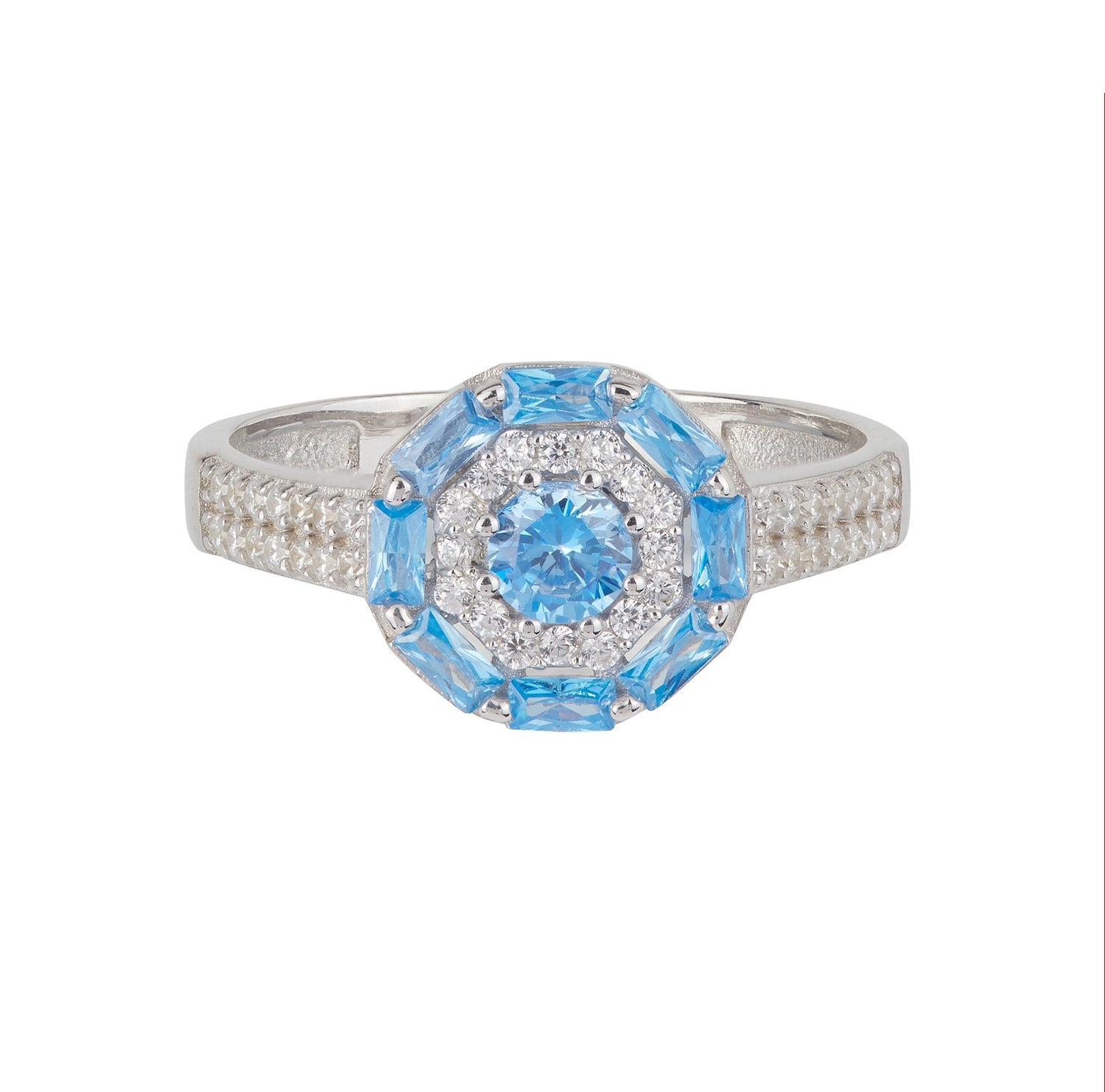 Something Blue Ring: Silver