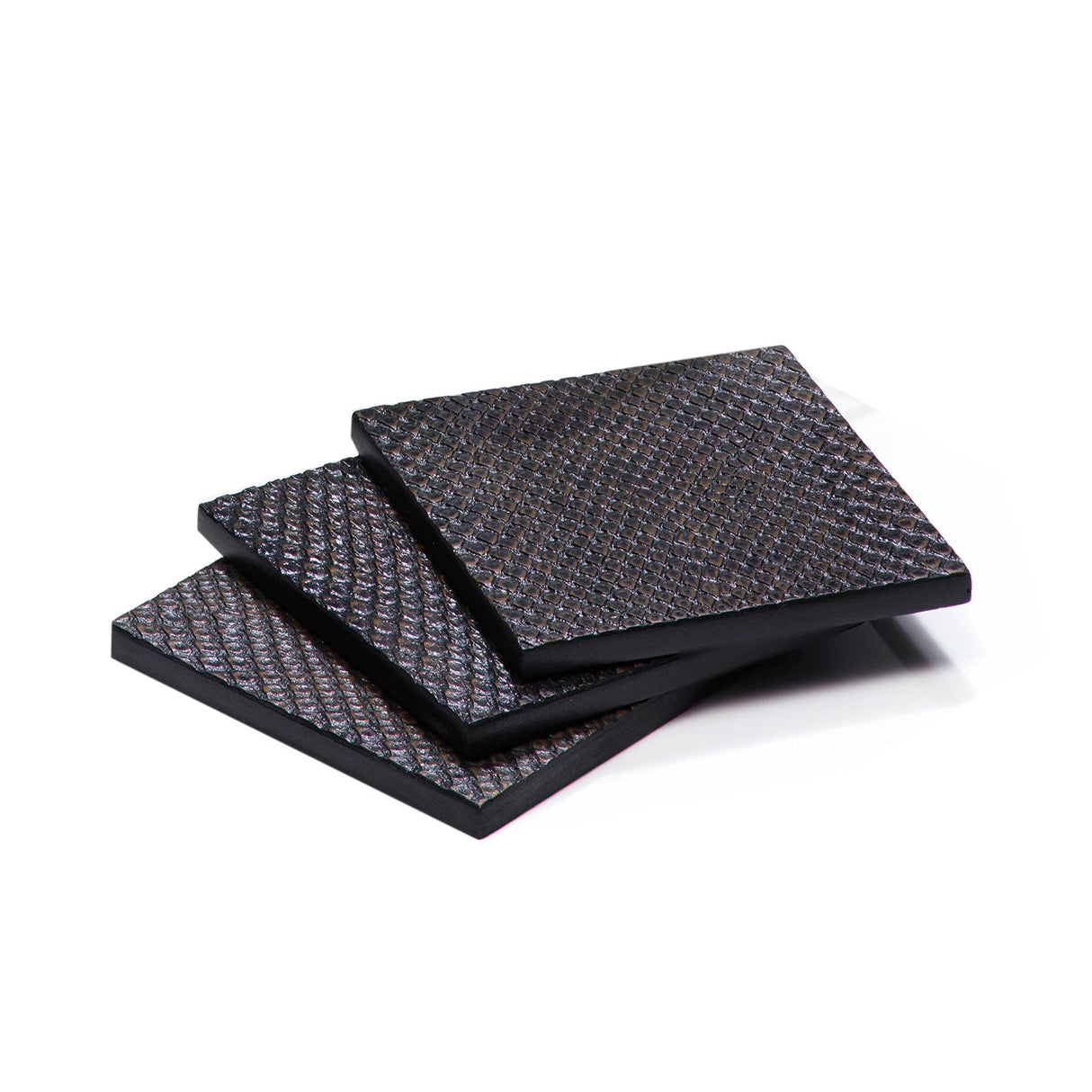Coaster - Faux Boa Charcoal