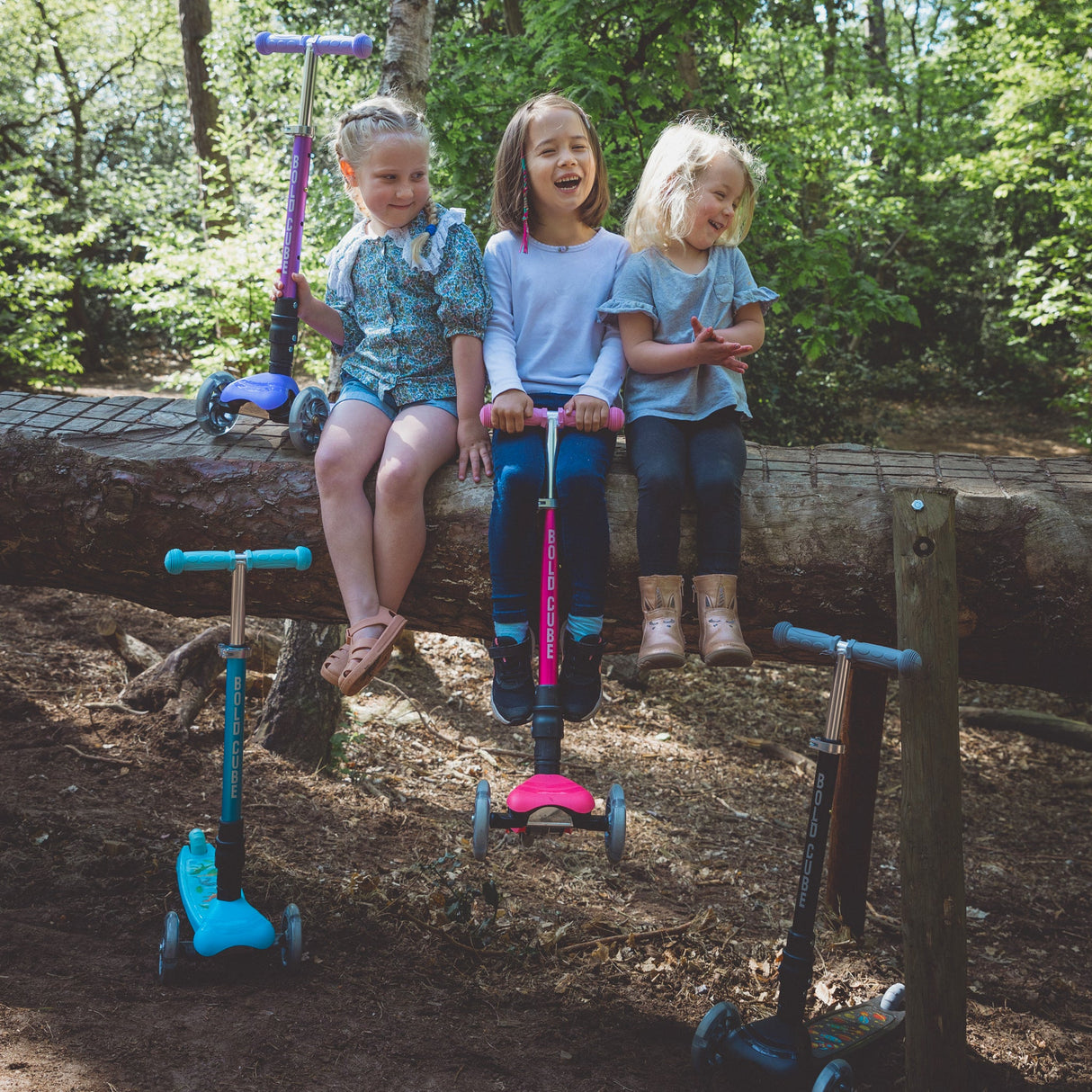 Mermaid - Teeny Fold 3 Wheel Scooter