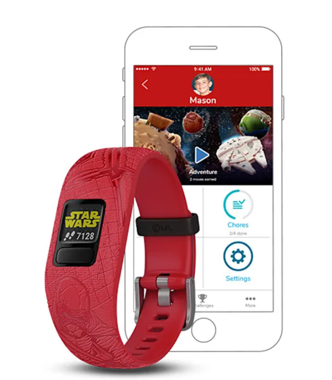 Vivofit JR 2 Star wars Dark Side band Adjustable
