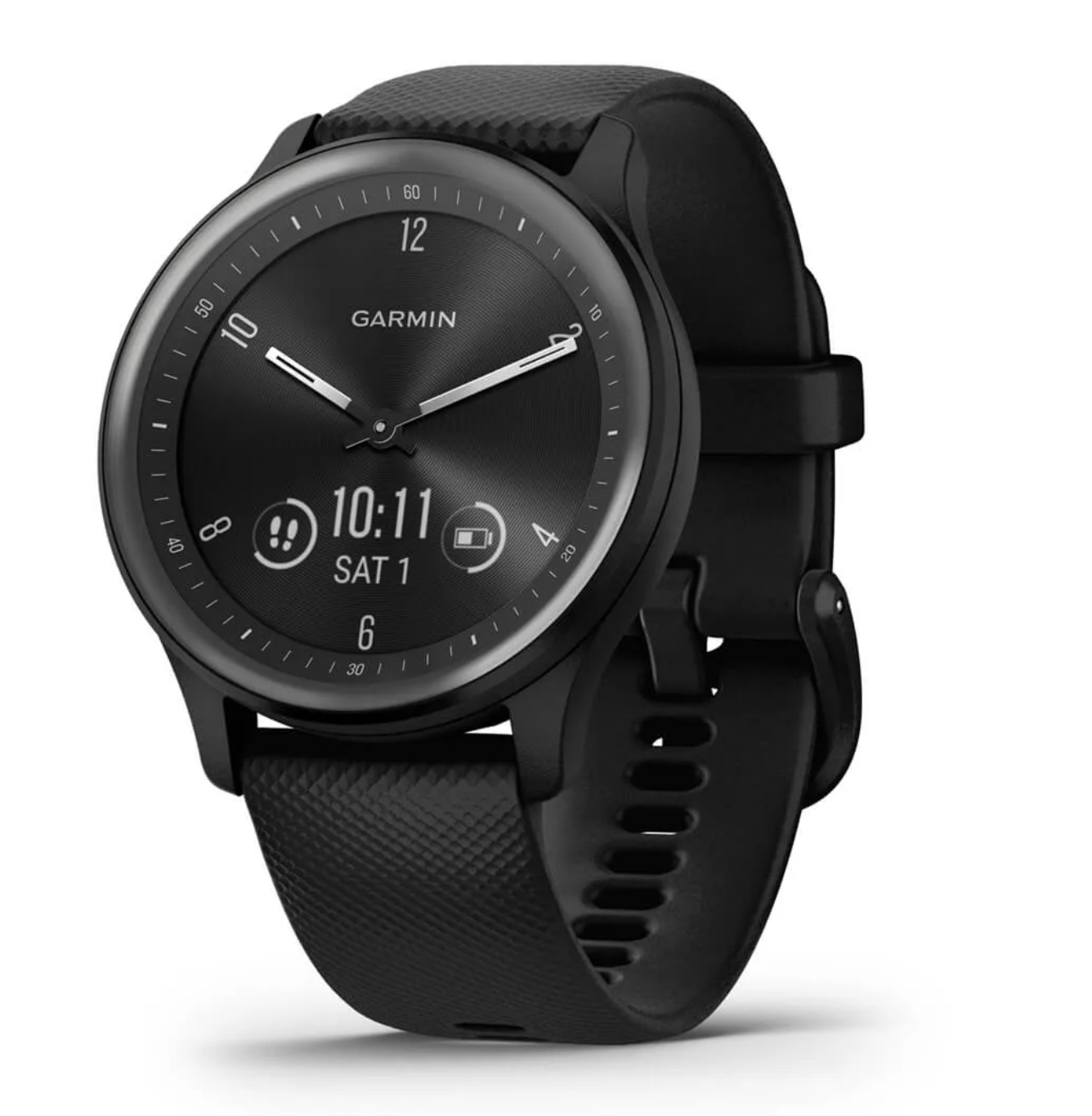 Garmin Vivomove Sport, Black with Silicone Band B