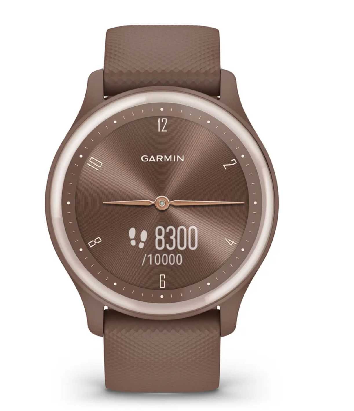 Garmin Vivomove Sport, Cocoa with Silicone Band B