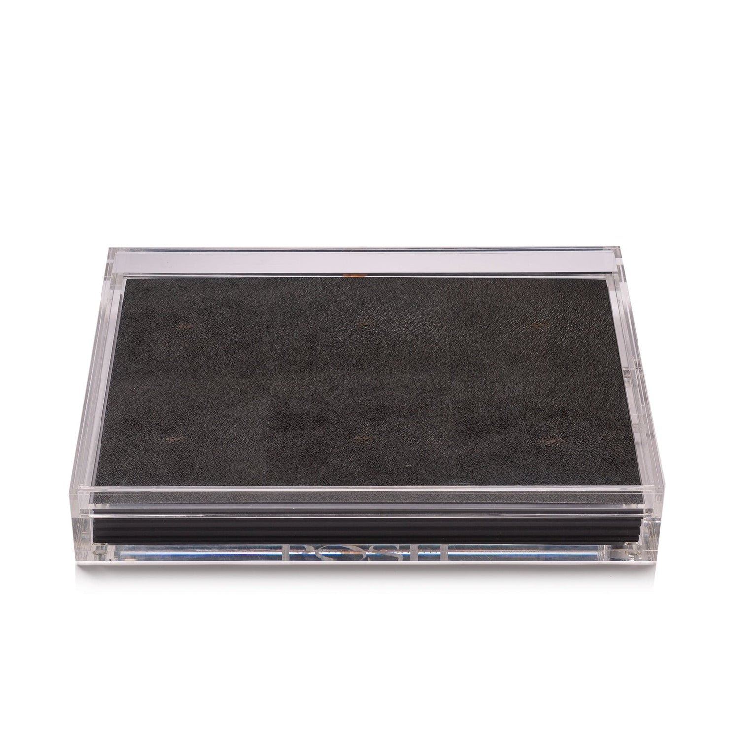 Servebox Clear - Shagreen Chocolate