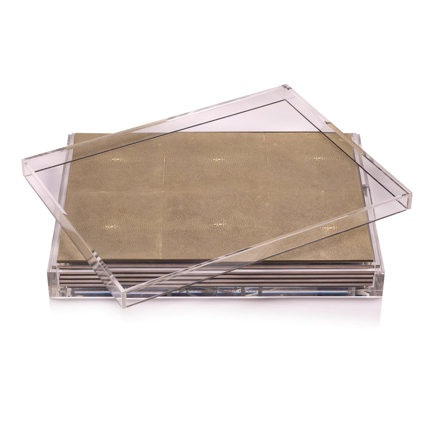 Servebox Clear - Shagreen Natural