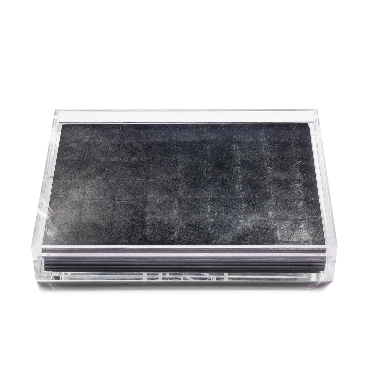 Servebox Clear Silver Leaf - Stormy Sky