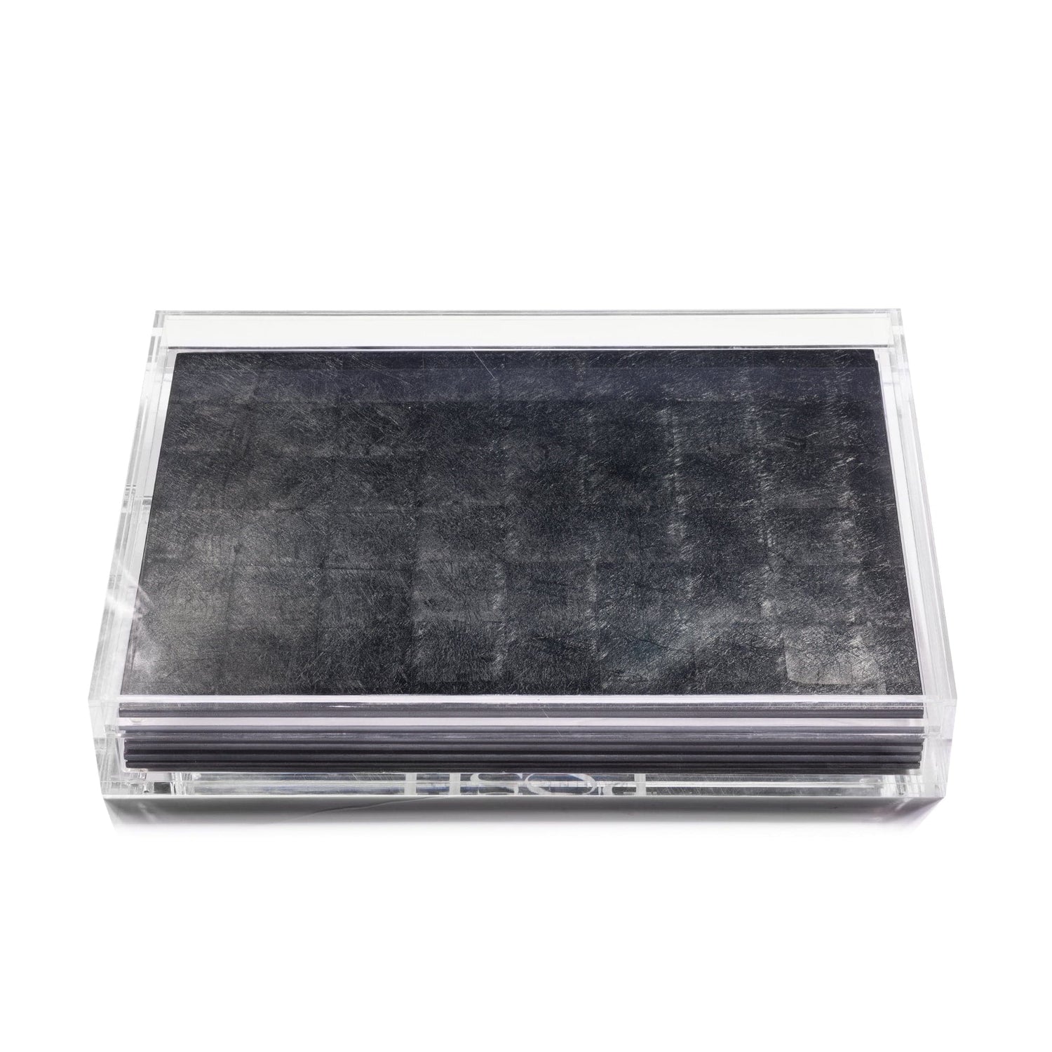 Servebox Clear Silver Leaf - Stormy Sky