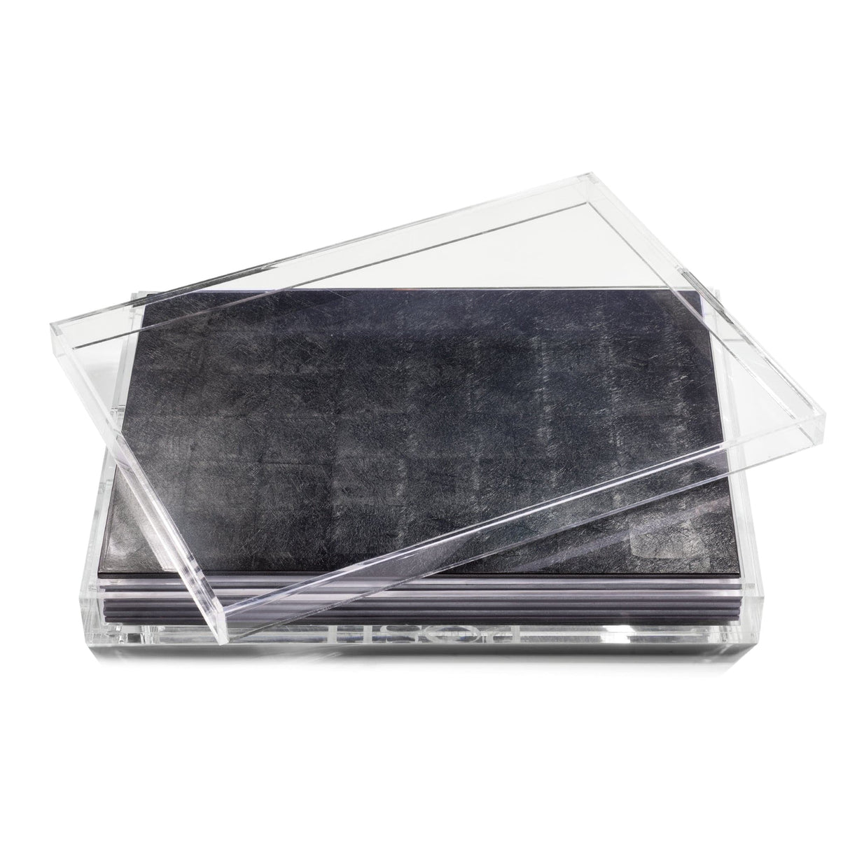 Servebox Clear Silver Leaf - Stormy Sky