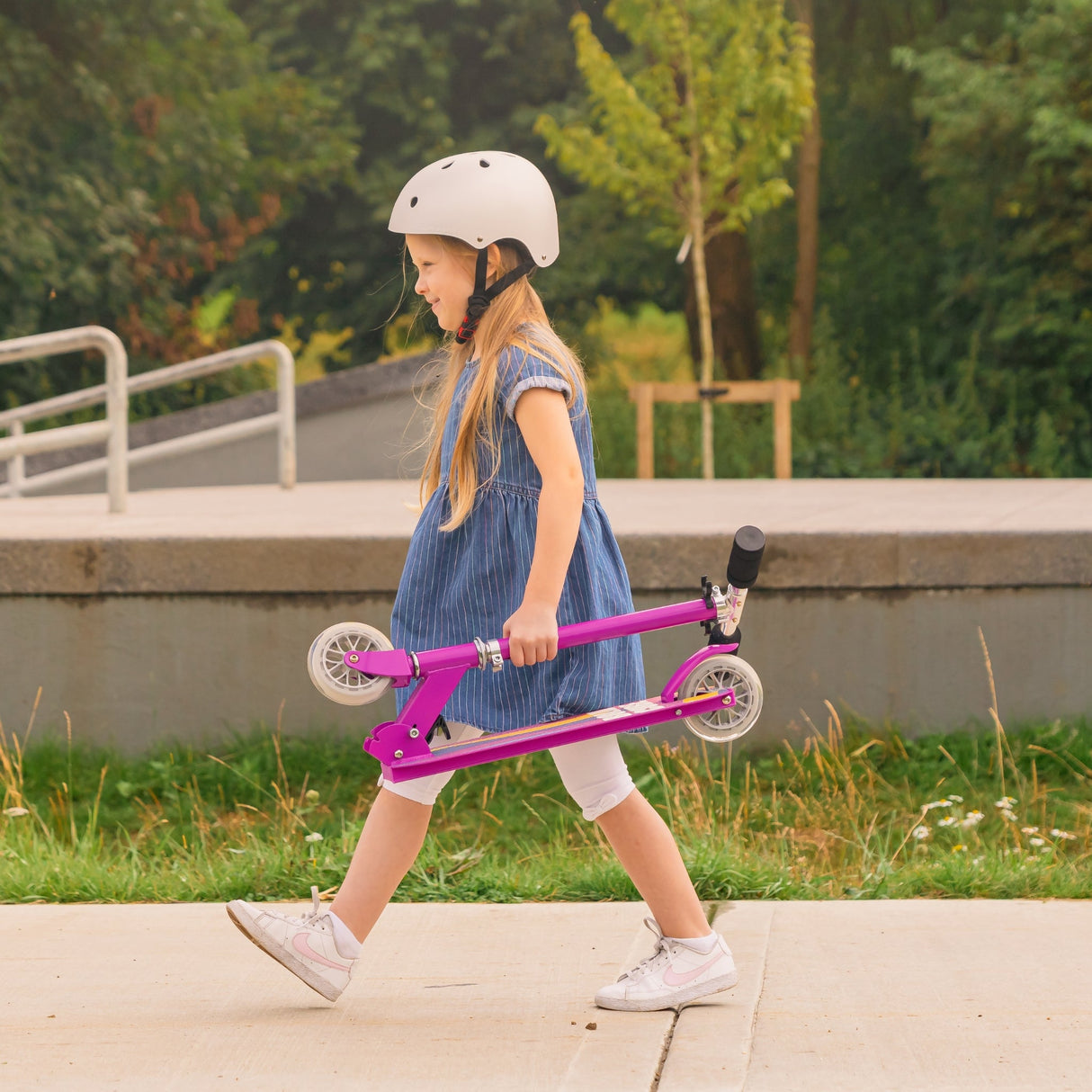 Purple - 2 Wheel Scooter