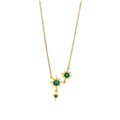 Star Gaze North Star Necklace Gold