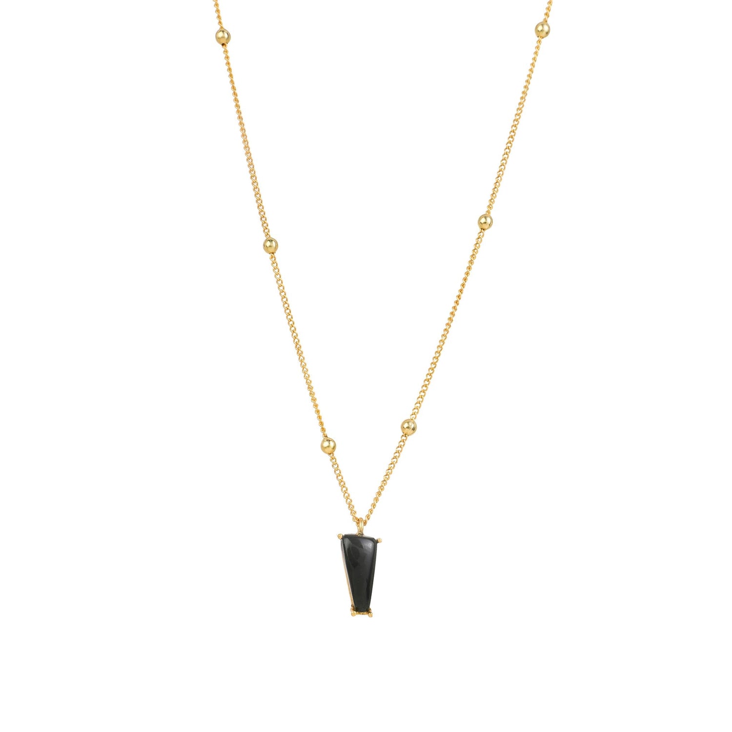 Blood Stone Necklace "Stellar Elegance"