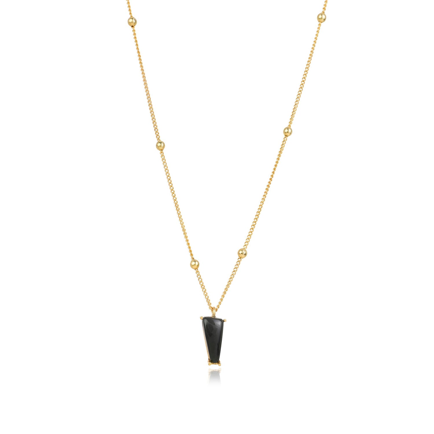 Blood Stone Necklace "Stellar Elegance"
