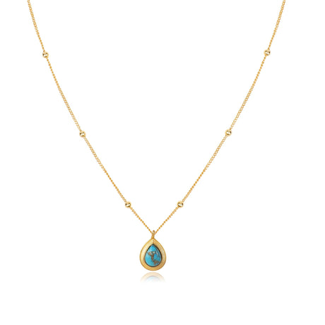 Turquoise Necklace "Stellar Elegance "