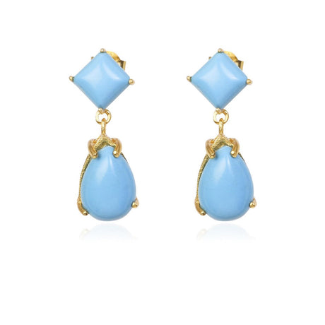 "Azure Dream" Turquoise Stone Earring