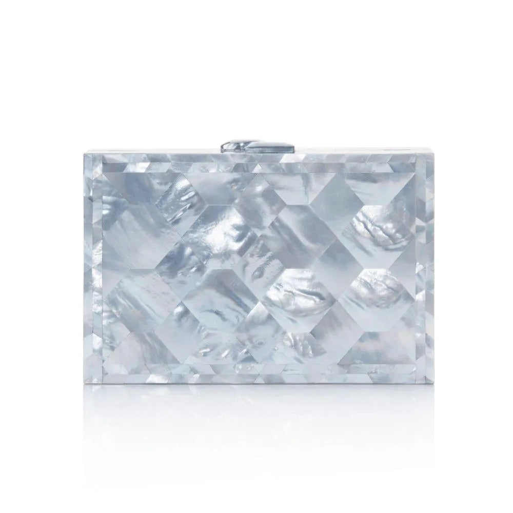 Athena Pale Blue Mother of Pearl Bag