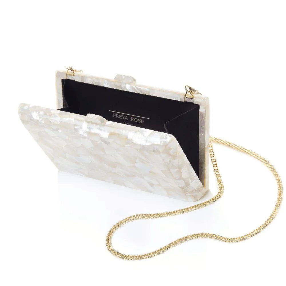 Aphrodite Mother of Pearl Bag Ivory
