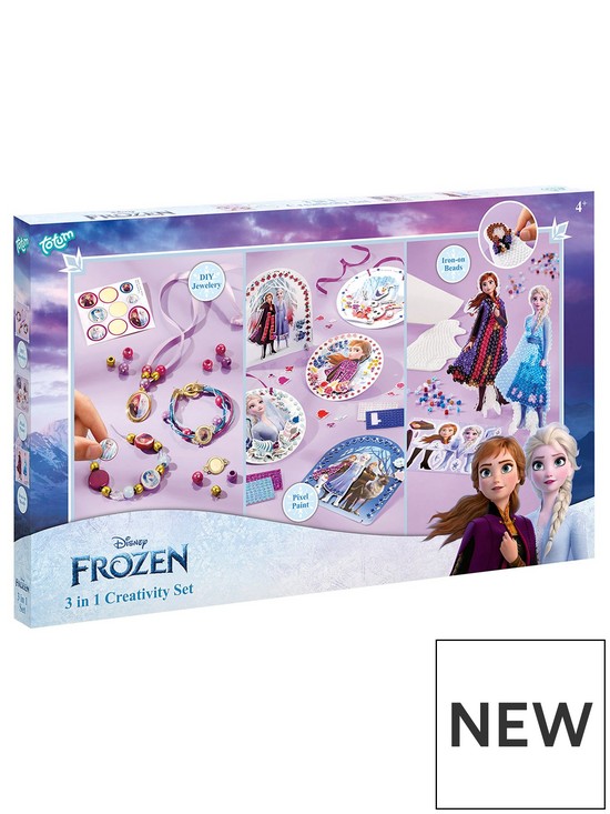 Disney Frozen 3 in 1 Jewellery, Iron on Beads and Pixel Pain