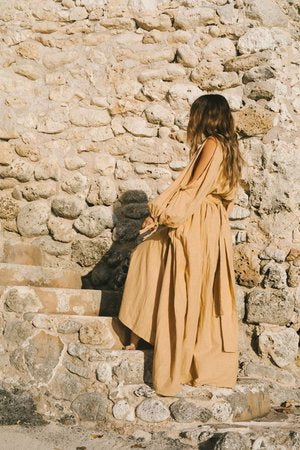 Bohemia Dress - Sandstone