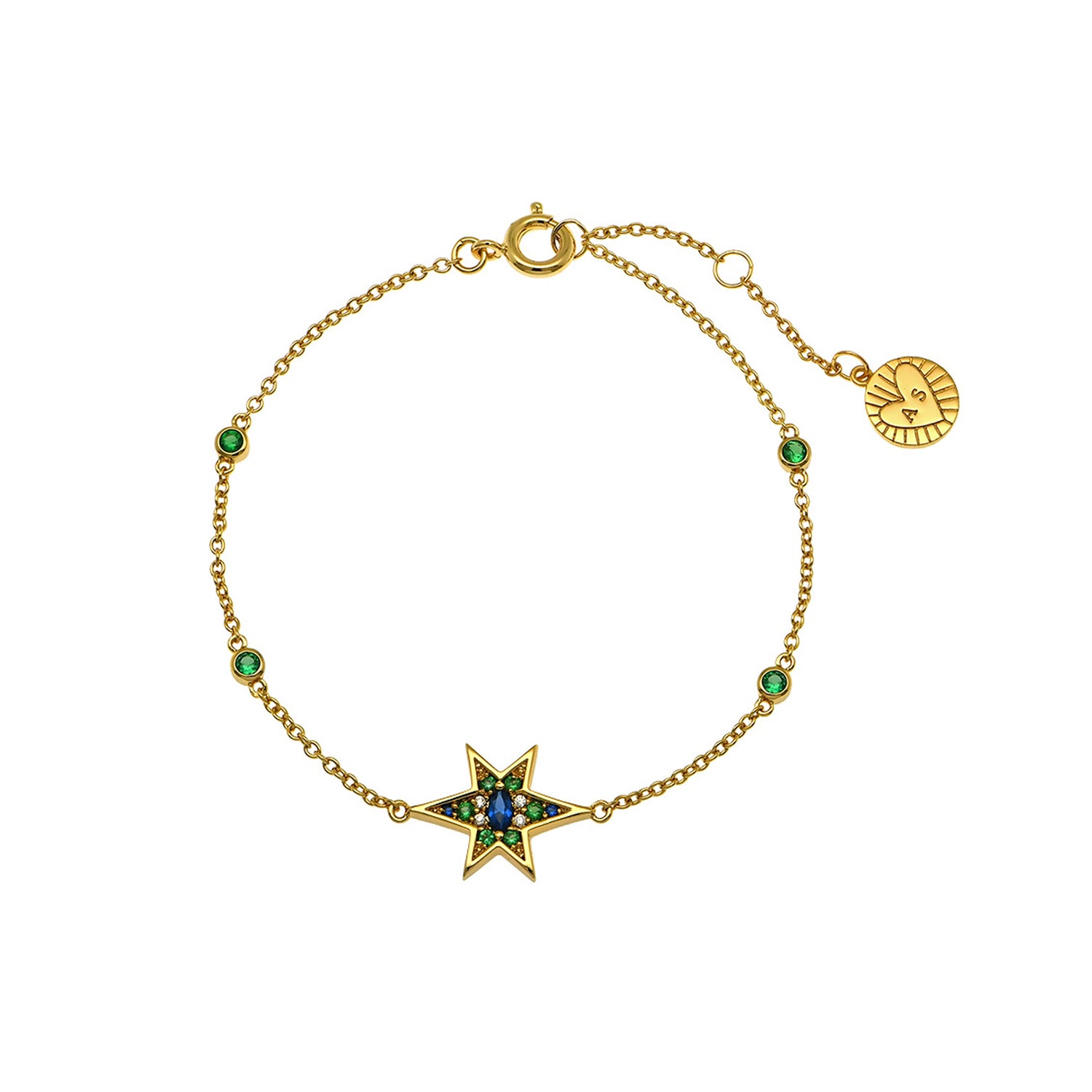 Nova North Star Chain Bracelet Gold