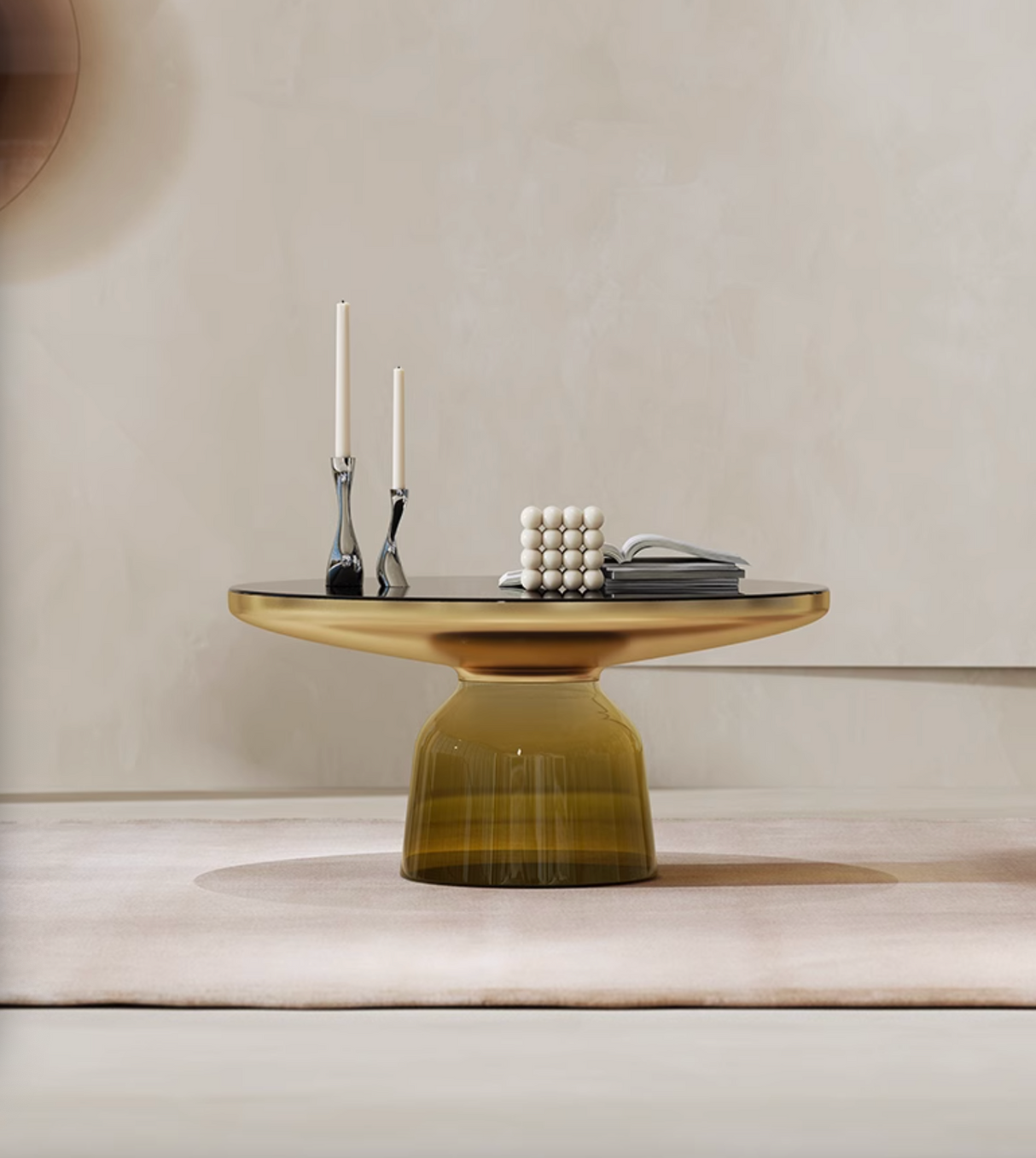 Aalto Coffee Table, Tempered Glass