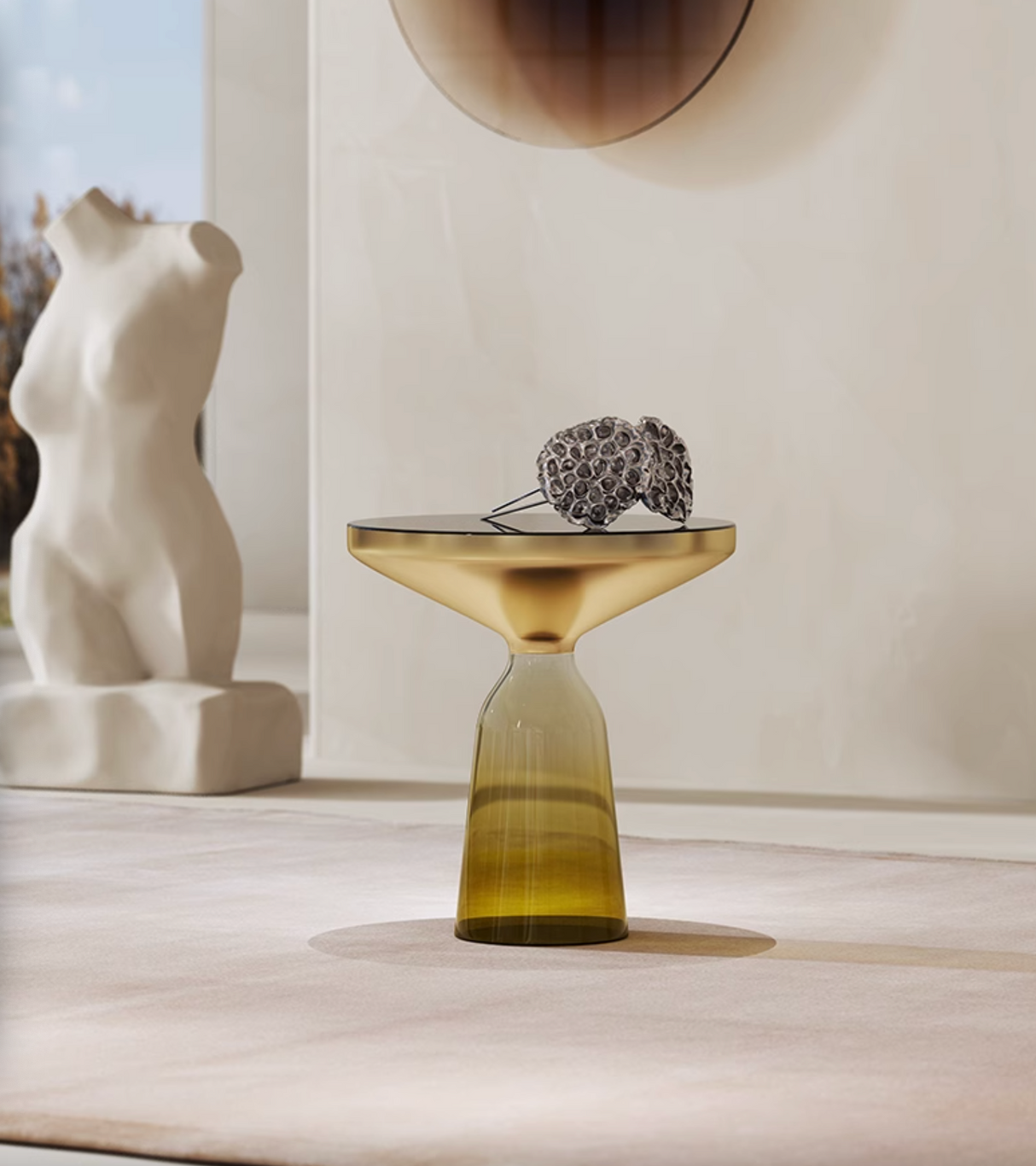 Aalto Coffee Table, Tempered Glass