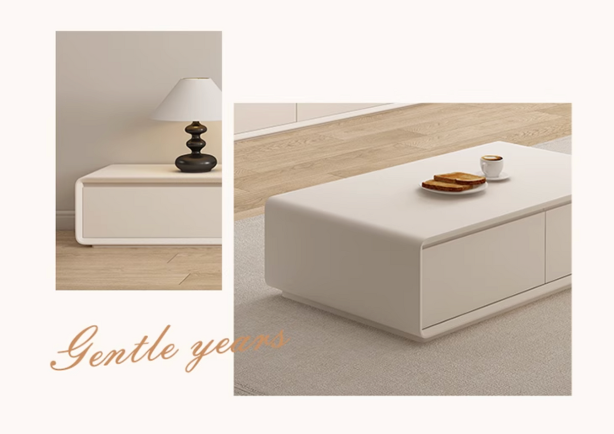 Addie TV Stand, Cream