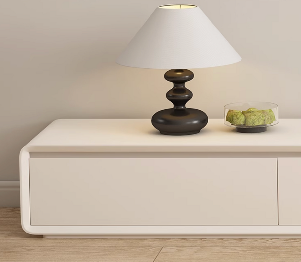 Addie TV Stand, Cream