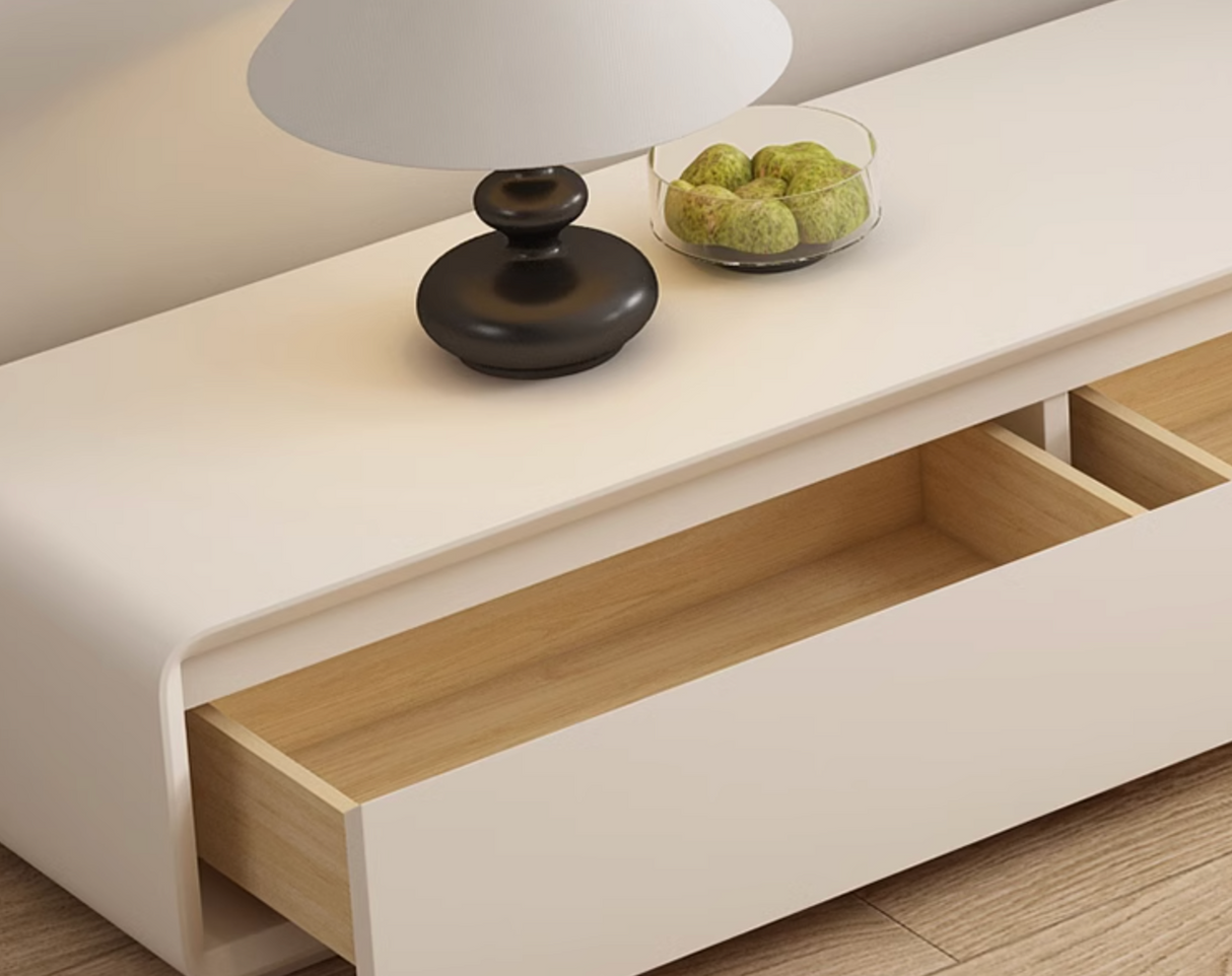 Addie TV Stand, Cream