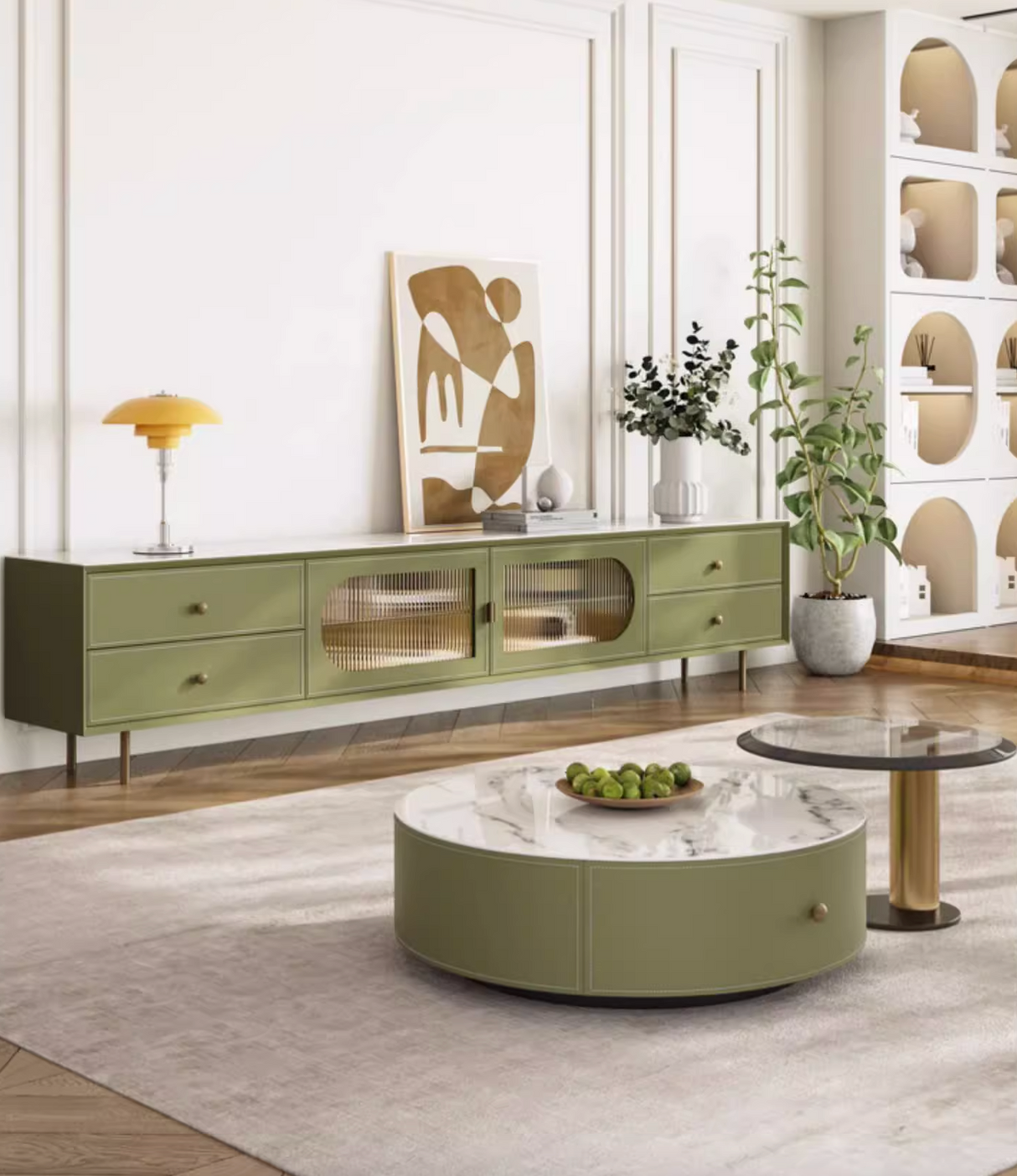 Adelaide TV Stand, Pine Wood