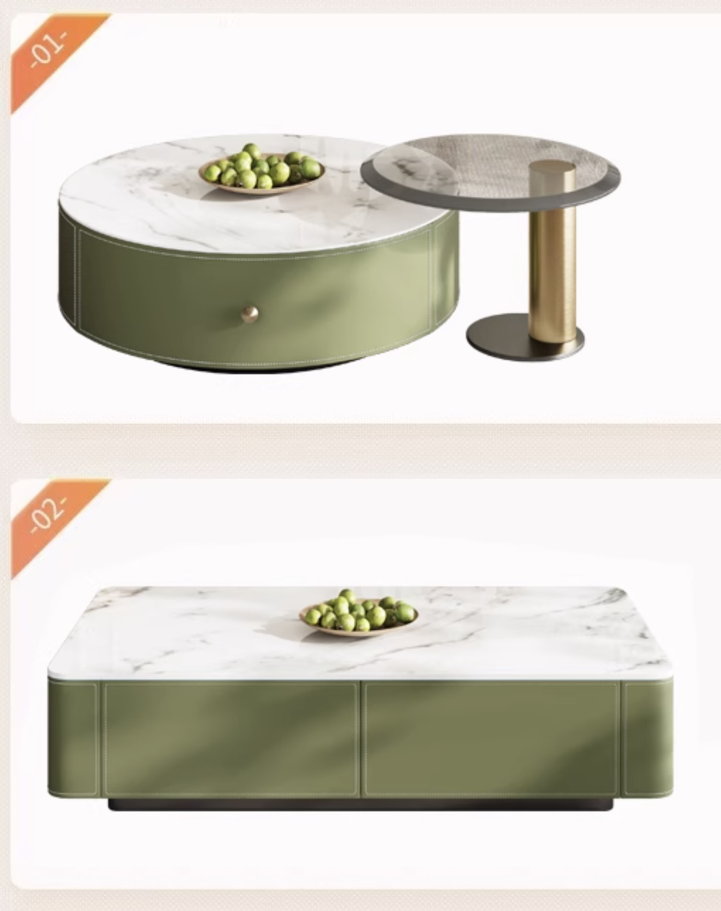 Aderes TV Stand, Green