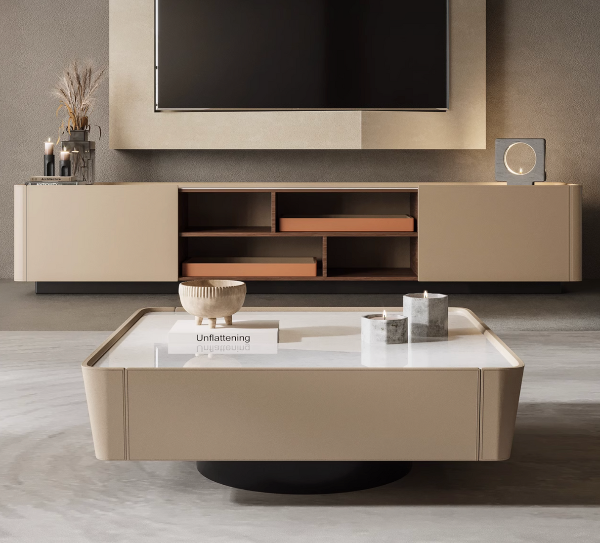 Adonai TV Stand, Sintered stone
