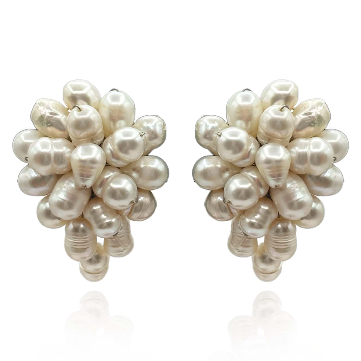 Freshwater Pearl Clip on Earrings