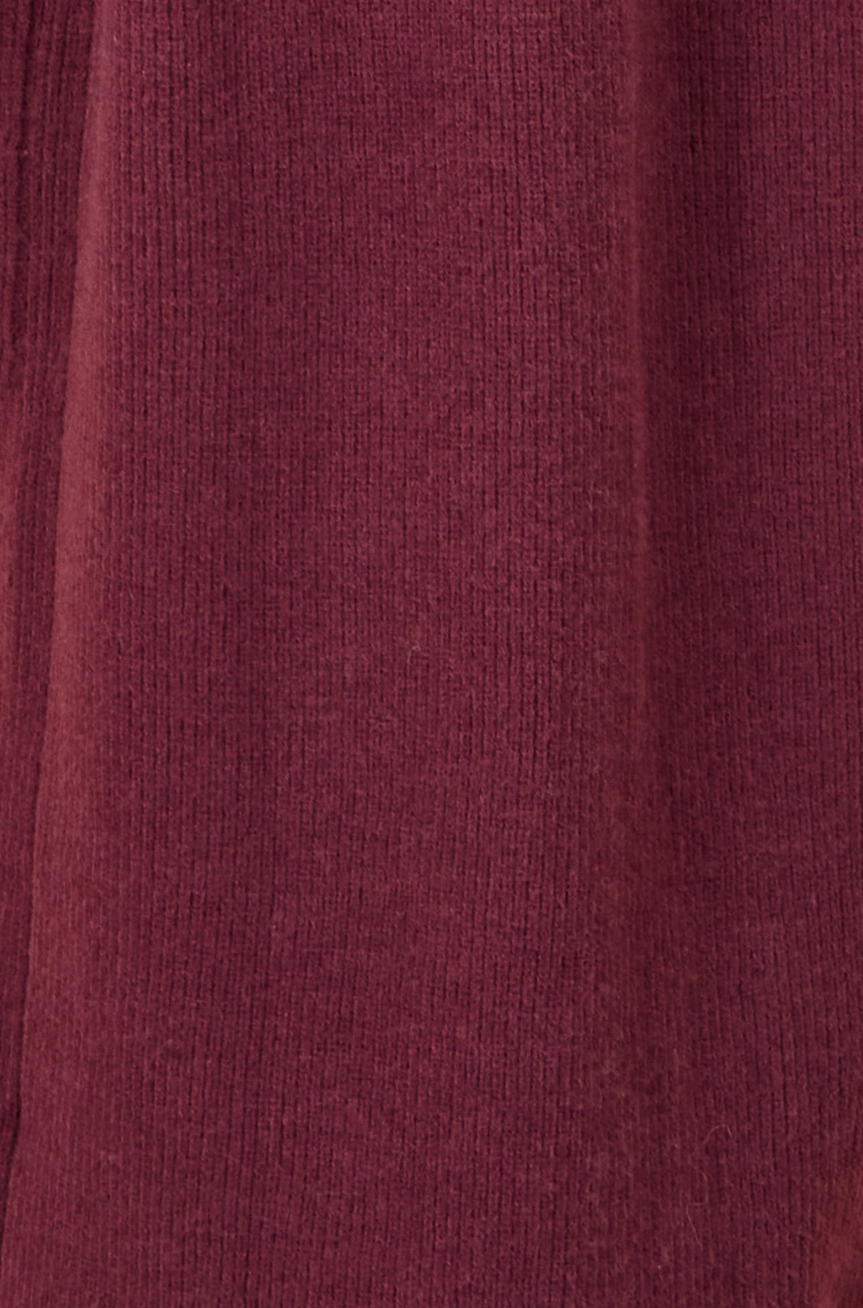 Yumi Burgundy Knitted Maxi Cardigan With Pockets