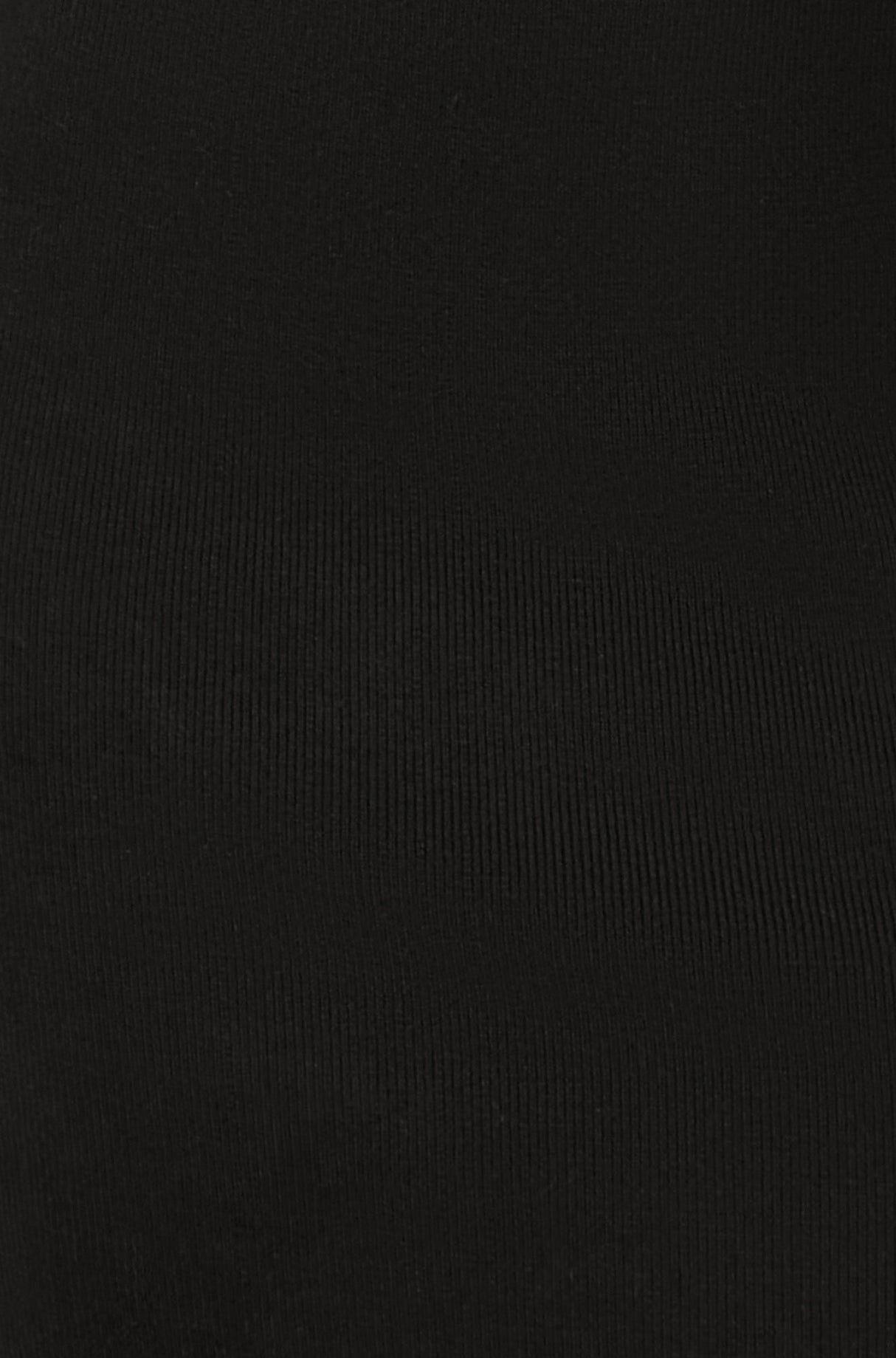 Yumi Black Knitted Fitted Dress With Sequin Sleeves