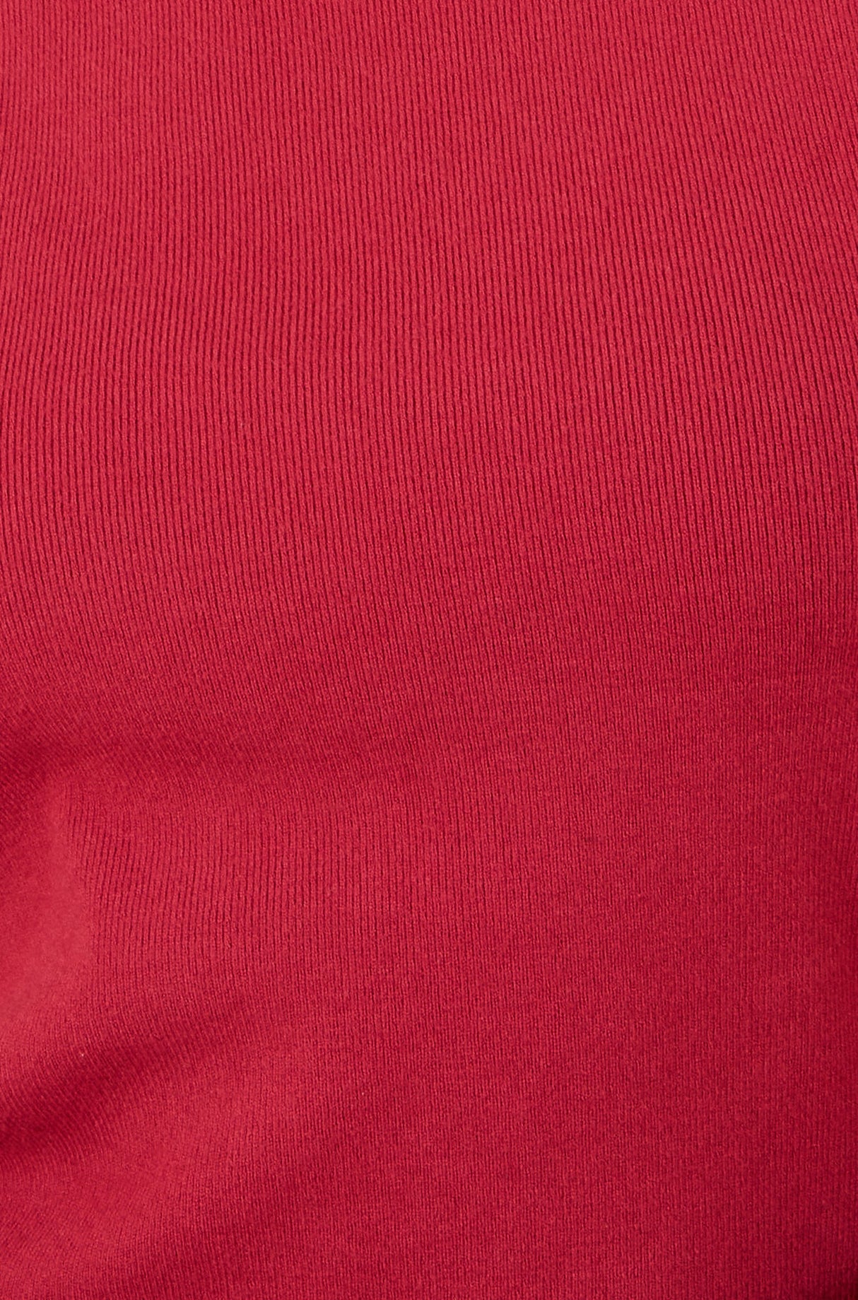 Yumi Burgundy Knitted Ruched Midi Dress