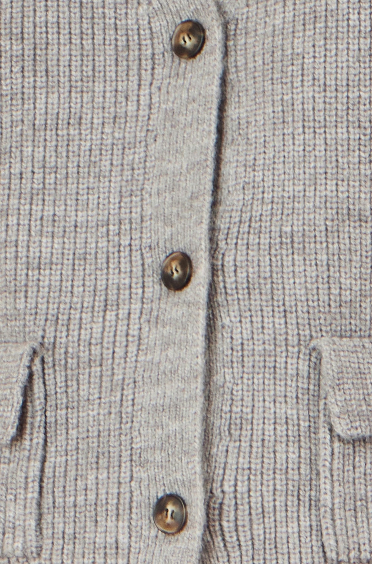 Yumi Grey Knitted Pullover Waistcoat