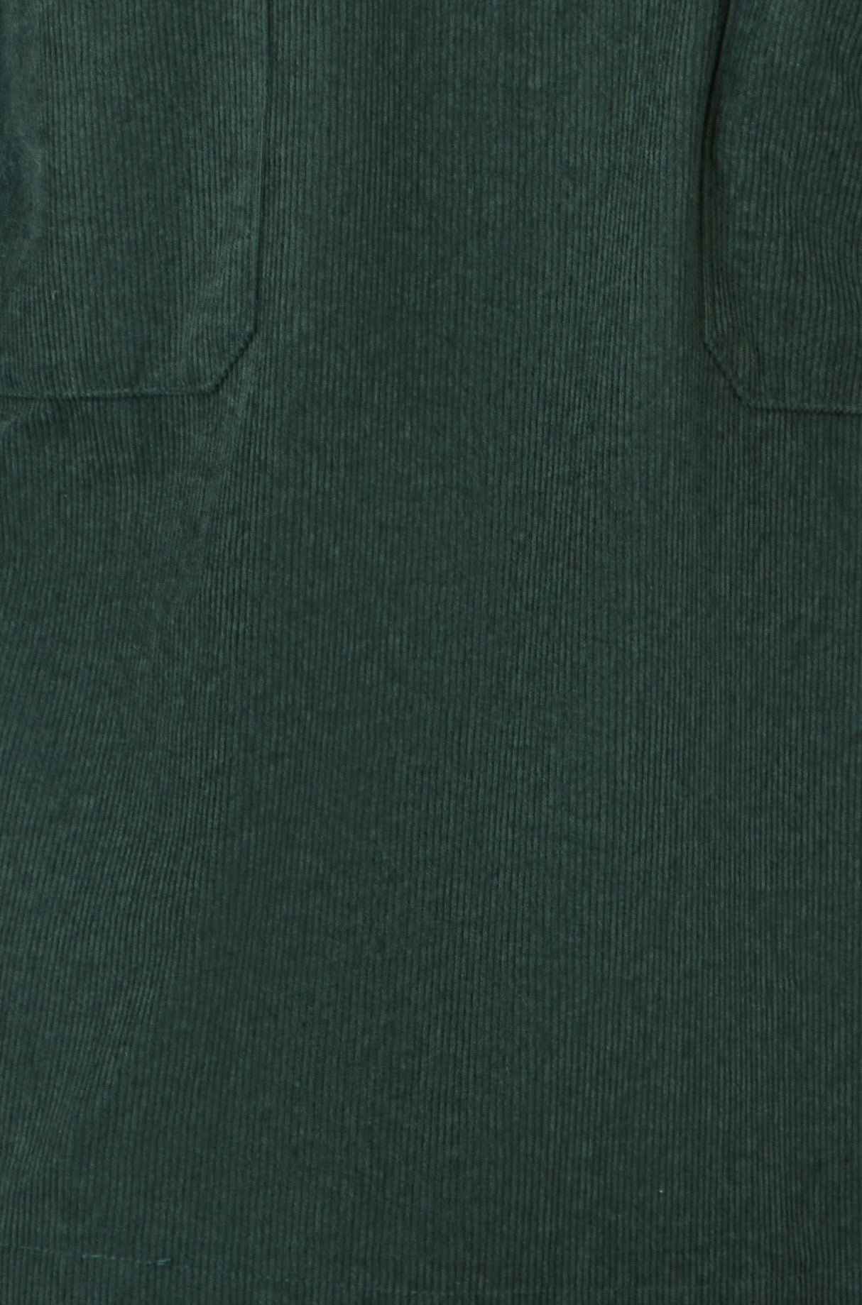 Yumi Green Cord Tunic With Ruched Sleeve