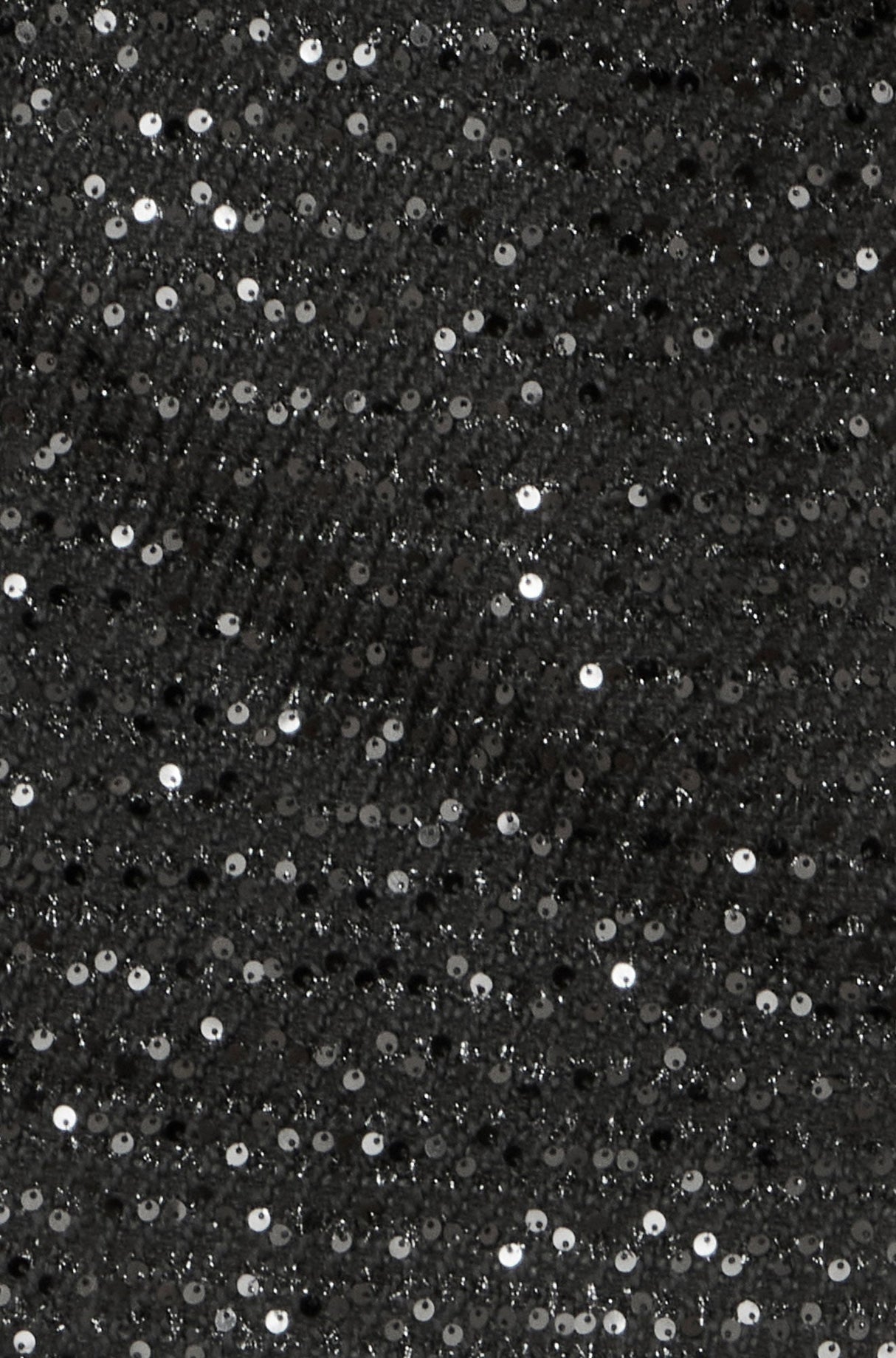 Yumi Black Boucle Sequin Mini Skirt