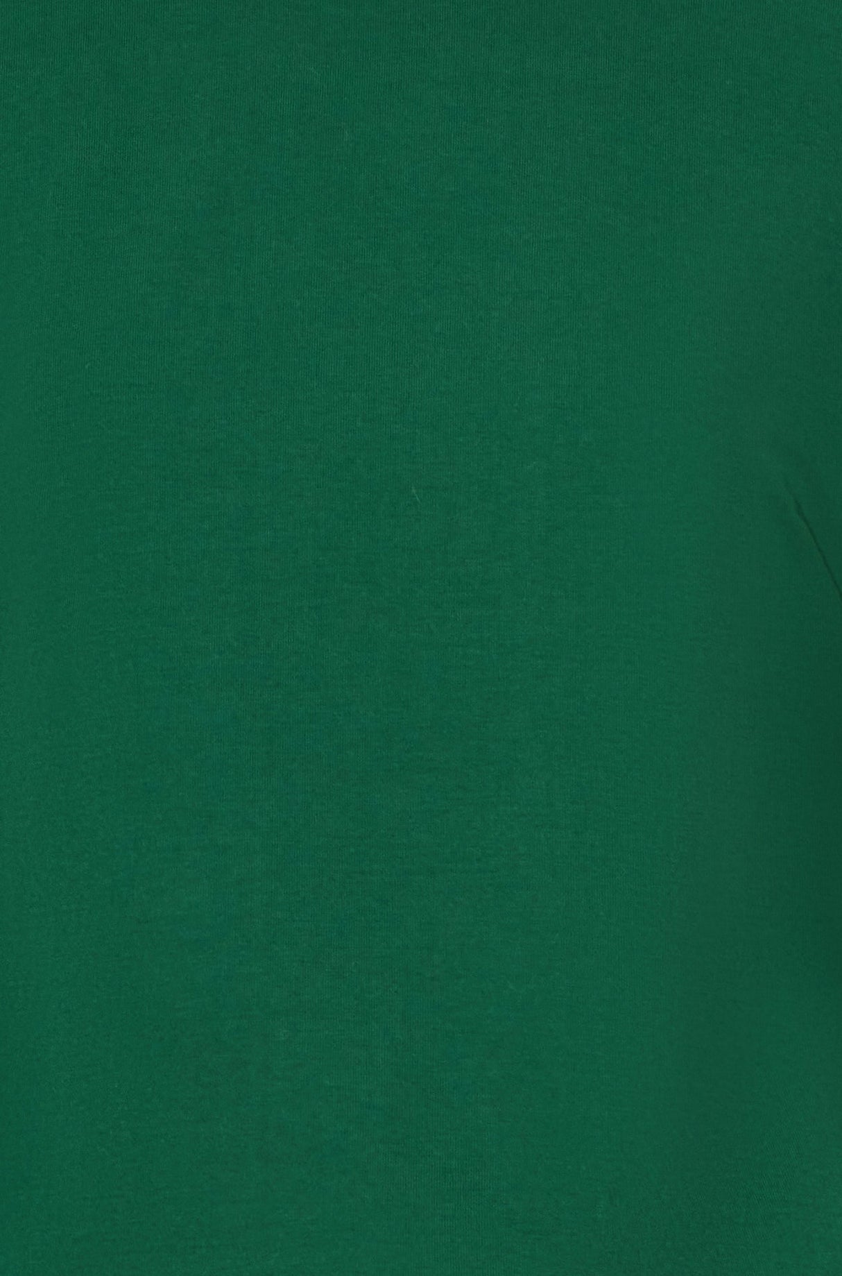 Yumi Green Stretch Cotton Jersey Long Sleeve Top