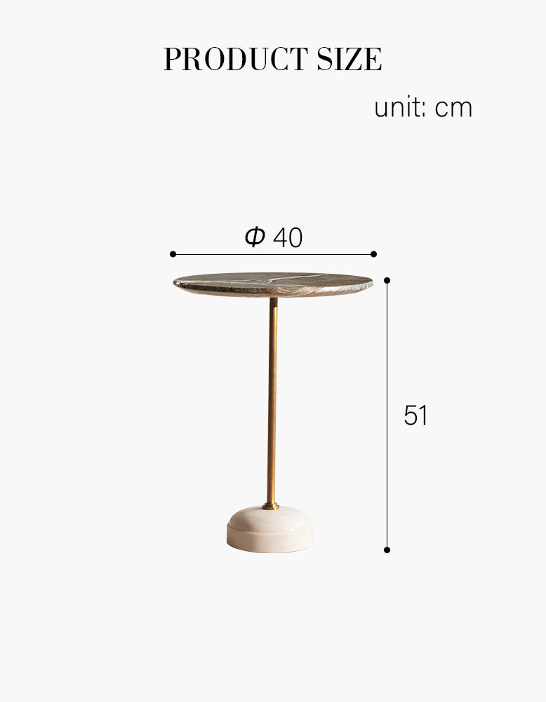Abad Side Table, Marble