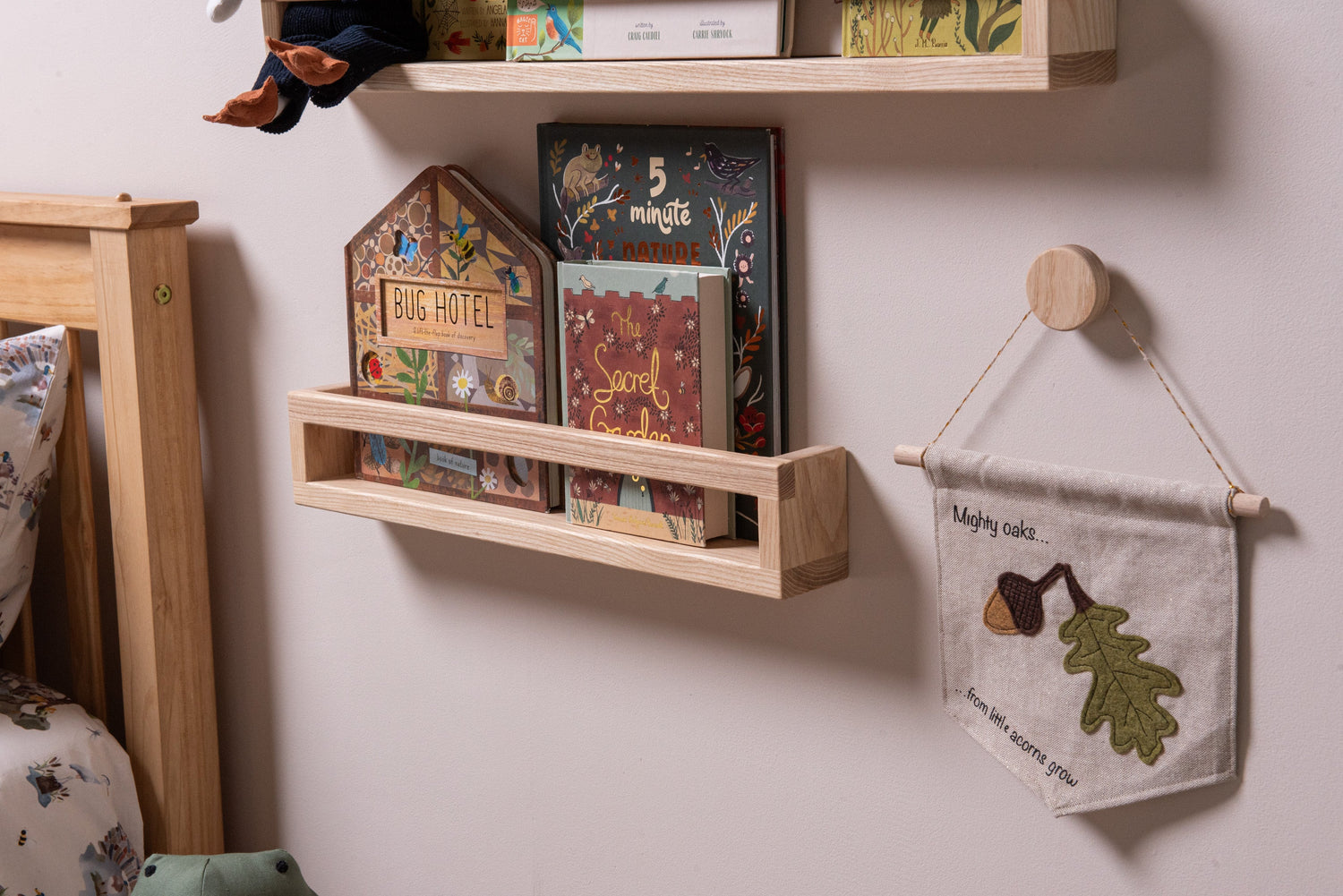 Round Wall Hook - Solid Ash