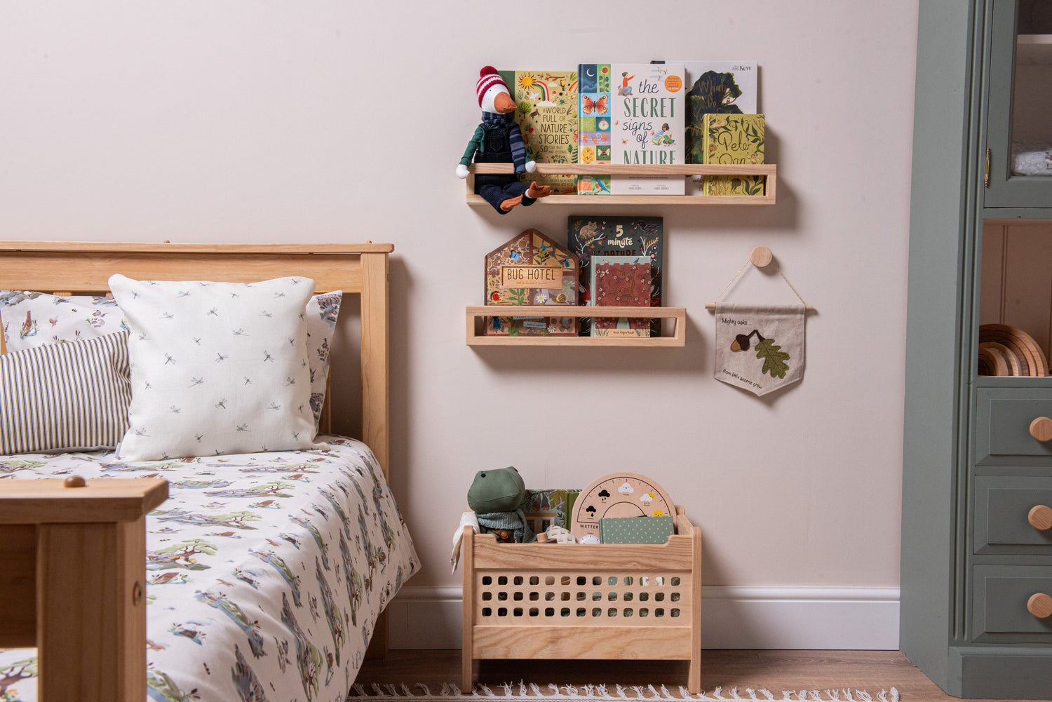 Round Wall Hook - Solid Ash