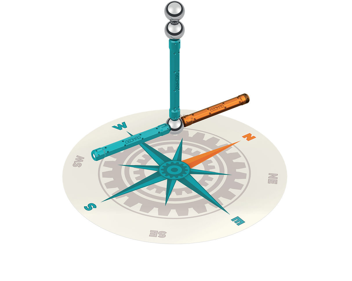 Geomag Mechanics Motion Magnetic Compass 35 Pieces