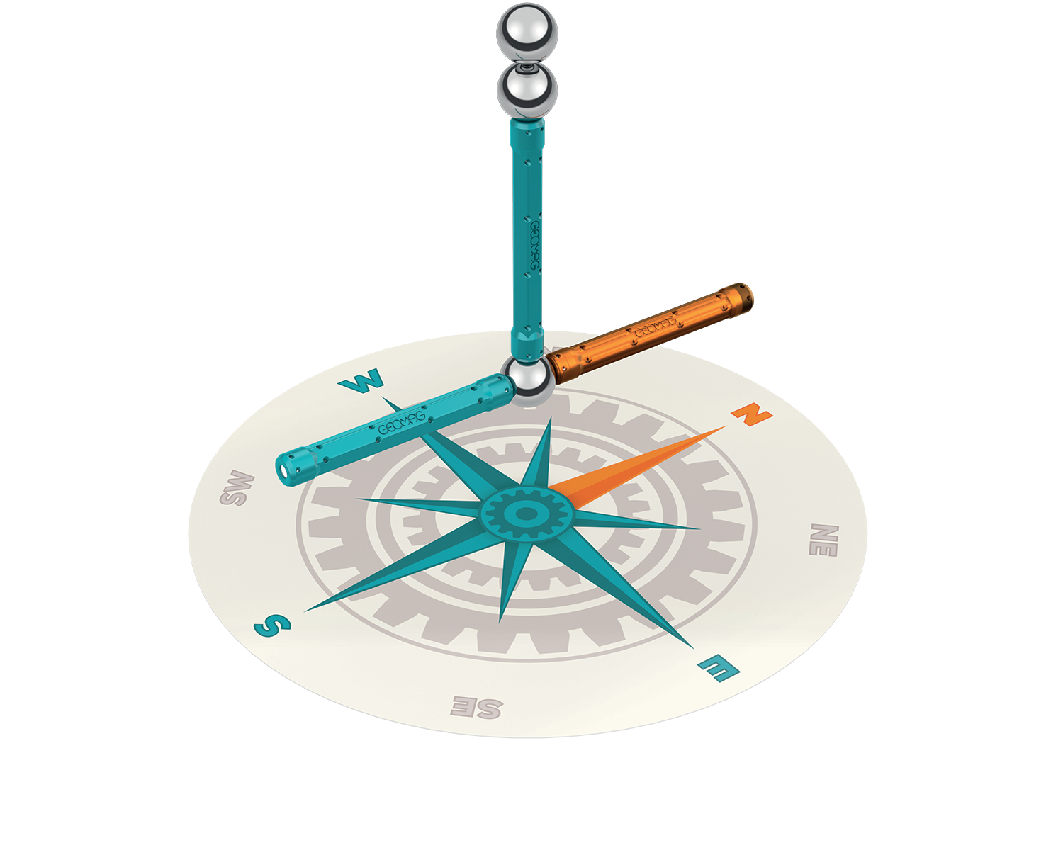 Geomag Mechanics Motion Magnetic Compass 35 Pieces