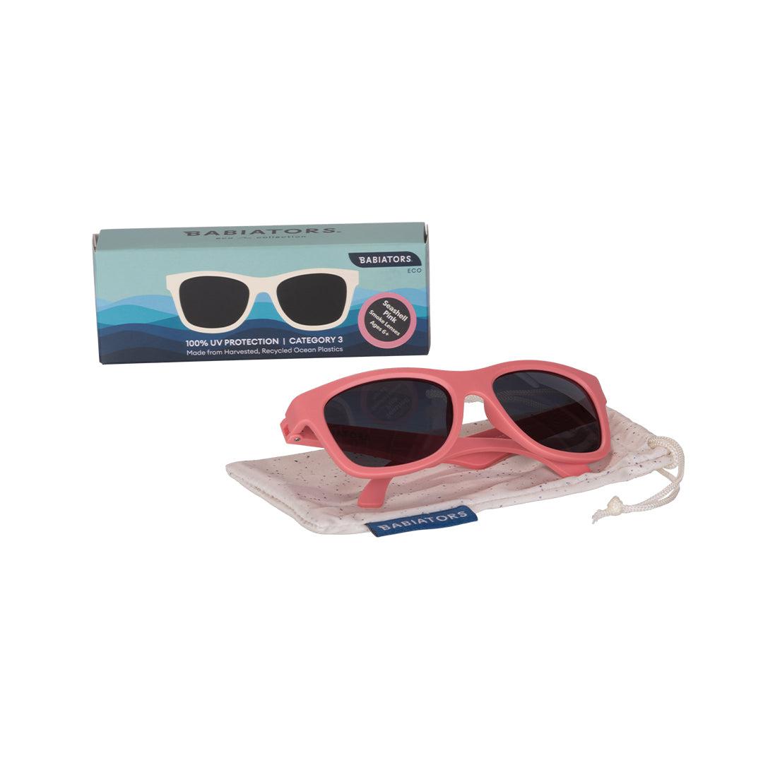 Babiators Eco Original Navigator Sunglasses - Seashell Pink