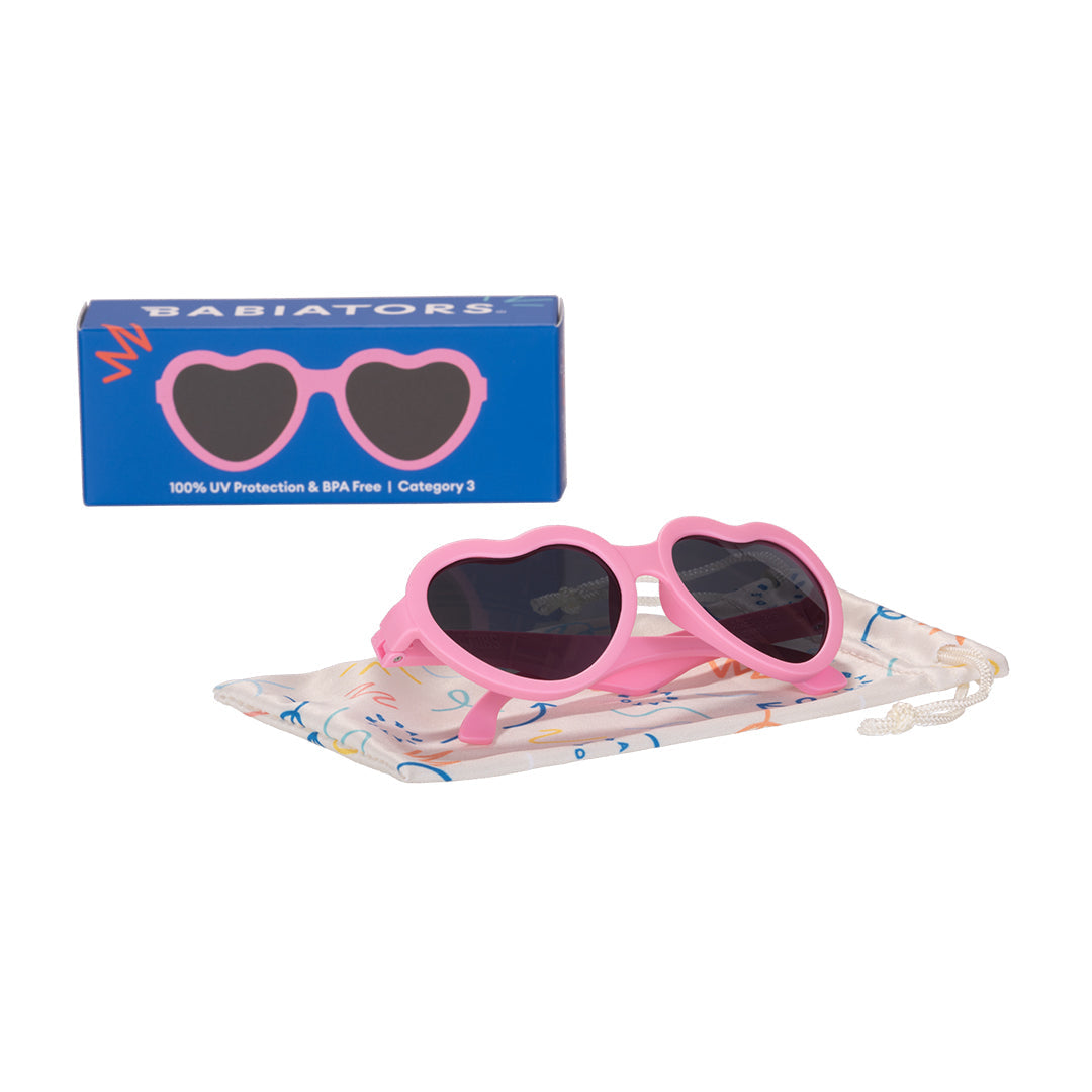 Babiators Original Heart Sunglasses - Bubblegum Pink