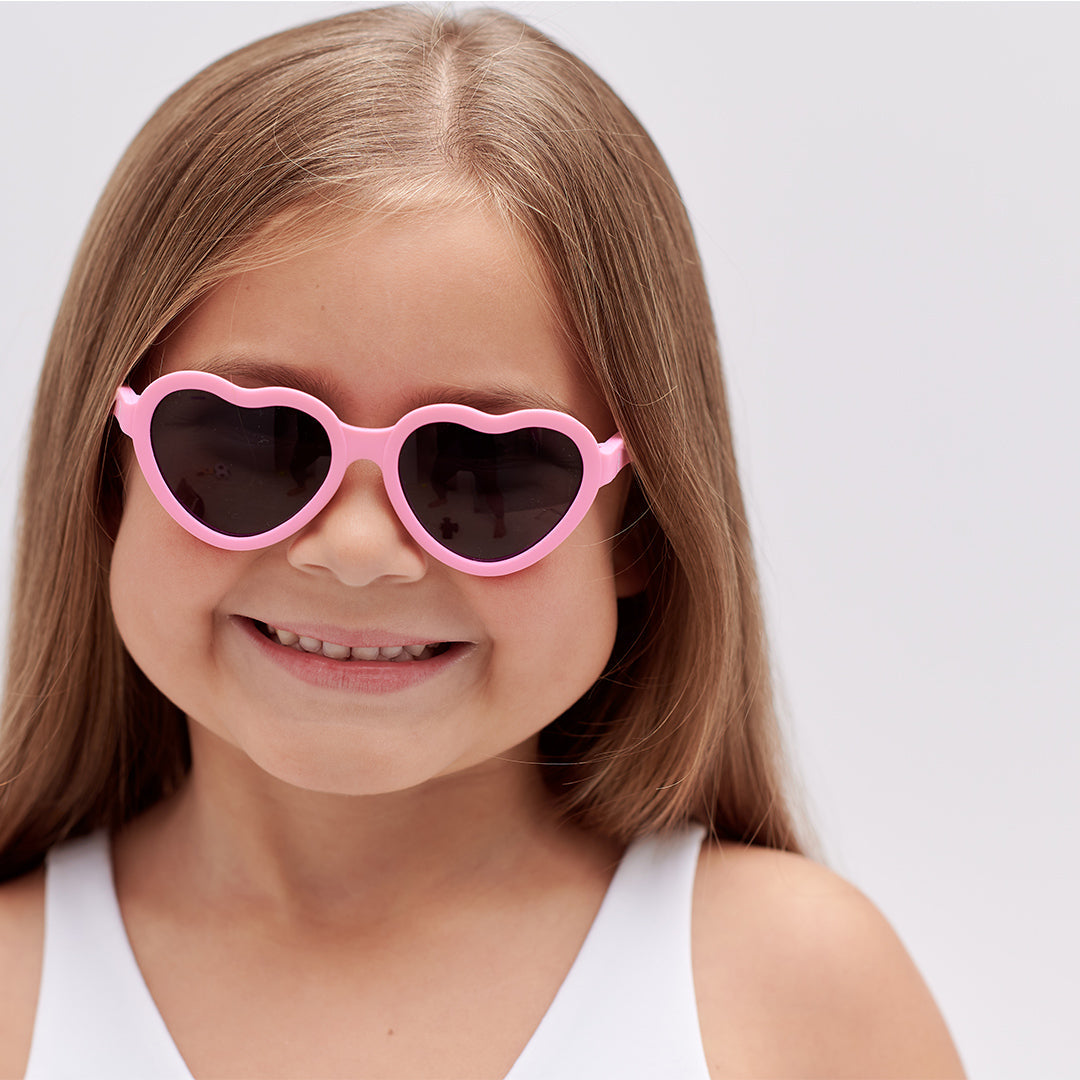 Babiators Original Heart Sunglasses - Bubblegum Pink