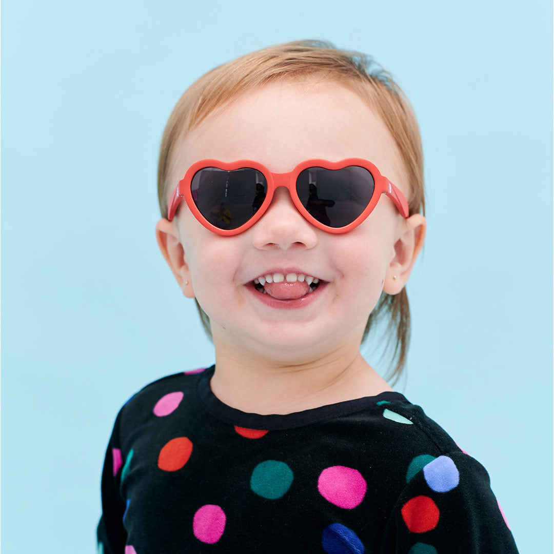 Babiators Original Heart Sunglasses - Candy Apple