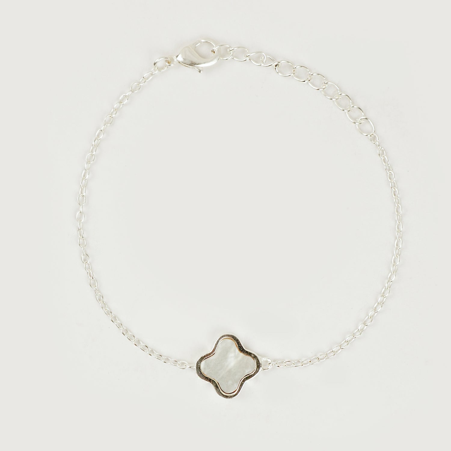Clover Bracelet Silver - Mother of Pearl