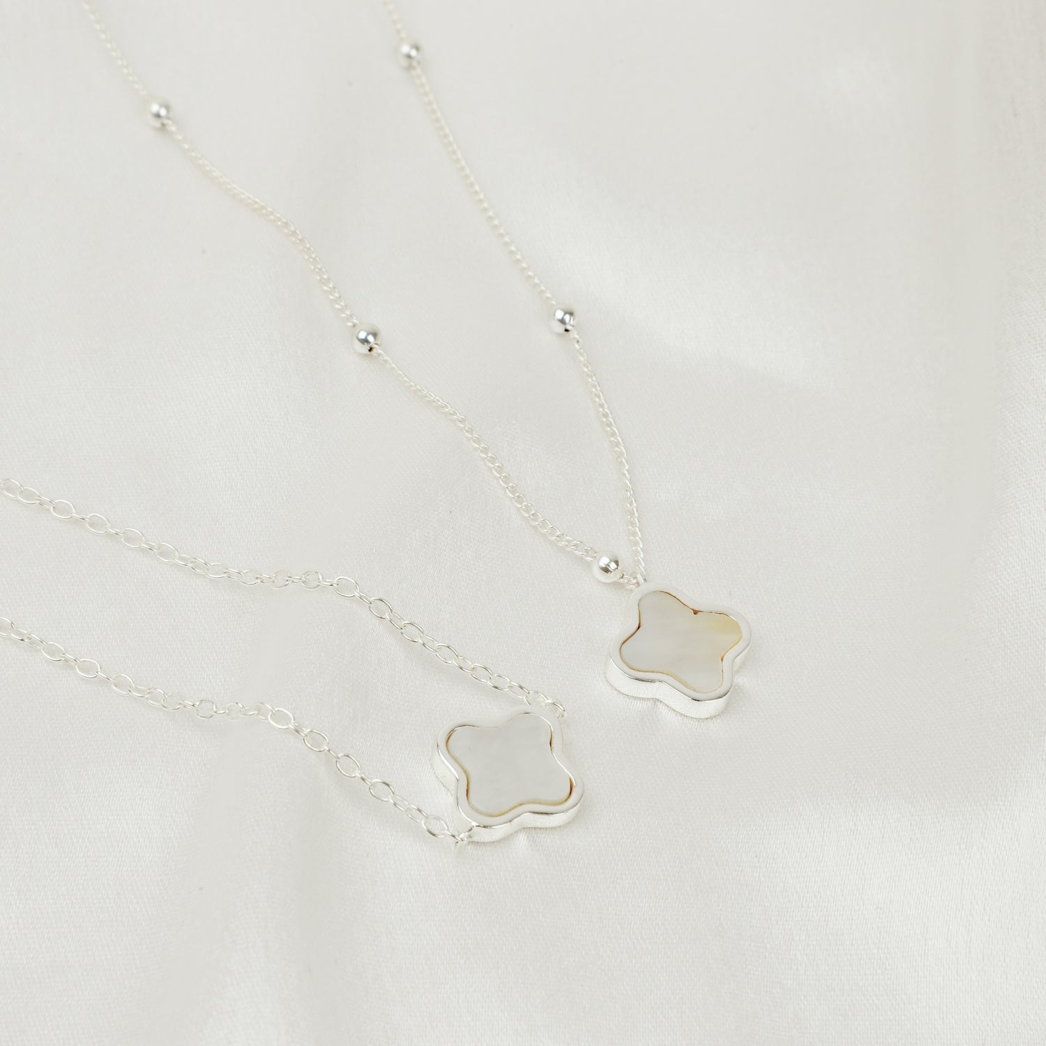 Clover Bracelet Silver - Mother of Pearl